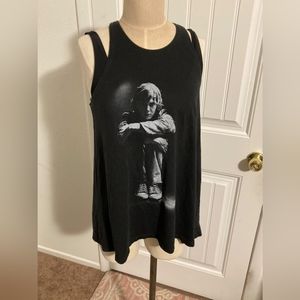 Tate Langdon American horror story black tank top